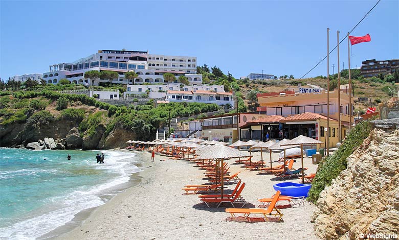 Agia Pelagia liten strand