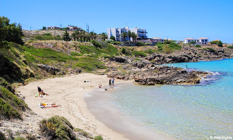 Kalathas kleiner Strand