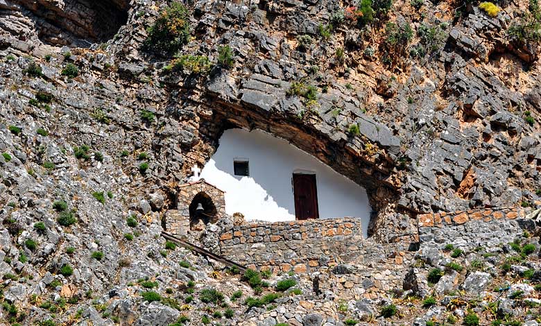 Samaria Kapelle in einer Höhle